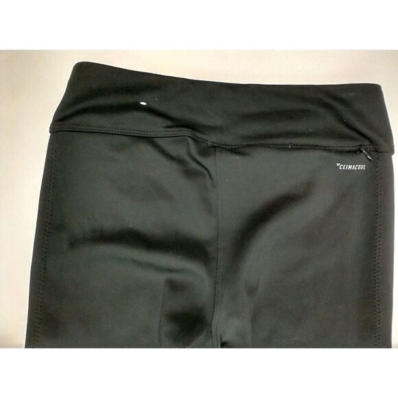 Adidas Running Women’s XS Black Climacool Legging Pants Mesh Ankle Zip - Picture 12 of 15